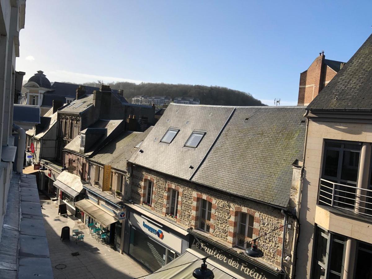 Au Coeur Du Marche 4 Etoiles Lägenhet Fécamp Exteriör bild